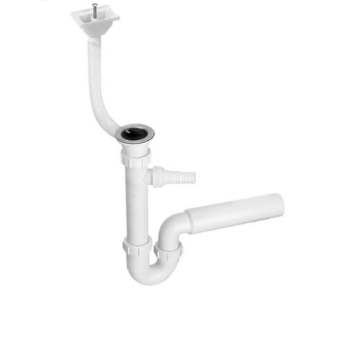 MCALPINE syfon zlewozmywakowy rurowy HC7HC17DR