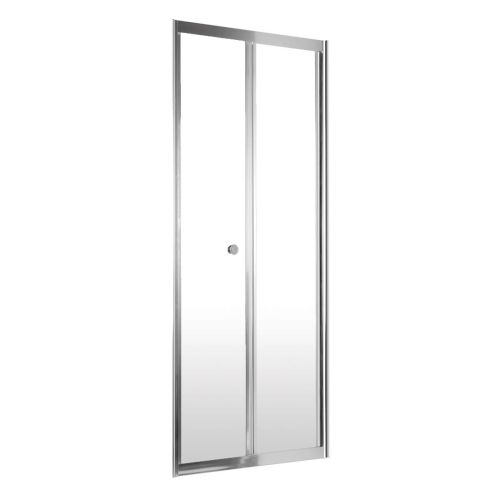 DEANTE drzwi wnękowe składane JASMIN PLUS szkło transparentne 80 cm, profil chrom, wys. 200 cm chrom
