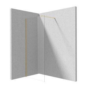 DEANTE ścianka walk-in JASMIN złoto szczotkowane 80 cm złoto szczotkowane