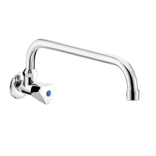 DEANTE Bateria umywalkowa ścienna,wyl 300 mm,do wody zimnej lub zmieszanej chrom