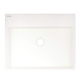 DEANTE umywalka CORREO alabaster stawiana na blat 500x400 mm alabaster