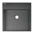 DEANTE umywalka CORREO antracyt/titanium stawiana na blat 400x400 mm antracyt metalik