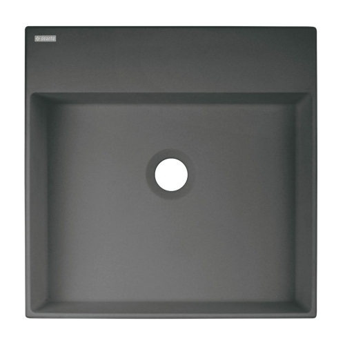 DEANTE umywalka CORREO antracyt/titanium stawiana na blat 400x400 mm antracyt metalik