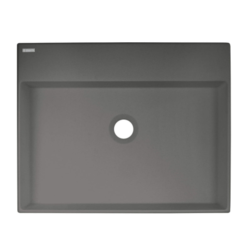 DEANTE umywalka CORREO antracyt/titanium stawiana na blat 500x400 mm antracyt metalik