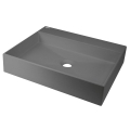 DEANTE umywalka CORREO antracyt/titanium stawiana na blat 500x400 mm antracyt metalik2