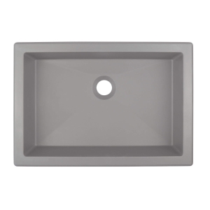 DEANTE umywalka CORREO szary metalik stawiana na blat 500x400 mm szary metalik