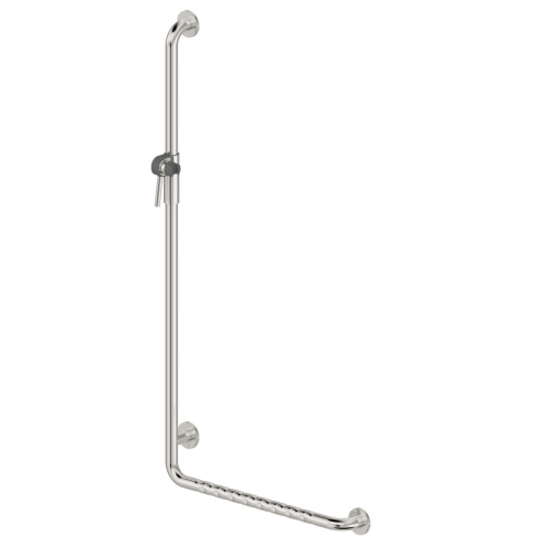 DEANTE lehnen funktion uchwyt stalowy przyścienny kątowy 600x1200mm, lewy - stal nierdzewna