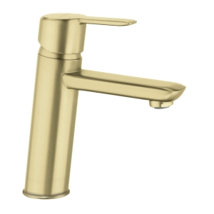 DEANTE ARNIKA bateria umywalkowa stojąca, złoto szczotkowane