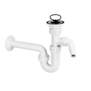 MCALPINE syfon umywalkowy rurowy HC4PF-32WM+HC15B