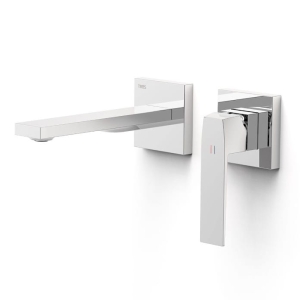 TRES SLIM bateria umywalkowa podtynkowa, chrom