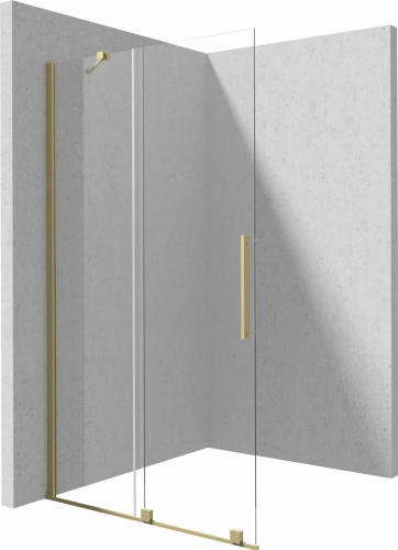 DEANTE walk-in przesuwny 100x195 cm złoto szczotkowane