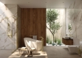 DEANTE walk-in przesuwny 100x195 cm złoto szczotkowane