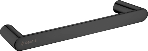 DEANTE Wieszak ROUND na ręcznik, ścienny300 mm, nero czarny
