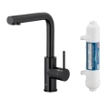 KFA DUERO PURE BASIC BLACK bateria kuchenna stojąca z filtrem HYDRO+