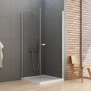 NEW TRENDY NEW SOLEO 90x90 cm kabina kwadratowa, szkło transparentne