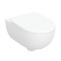 GEBERIT SELNOVA PREMIUM miska WC wisząca z deską sedesową, biała