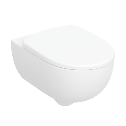 GEBERIT SELNOVA PREMIUM miska WC wisząca z deską sedesową, biała