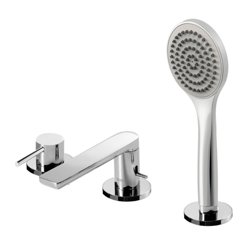 TRES LEX-ALP bateria wannowo-natryskowa nawannowa, chrom