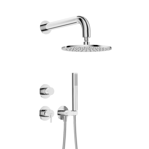 DEANTE Zestaw SILIA prysznicowy podtykowy z głowicą prysznicową chrom