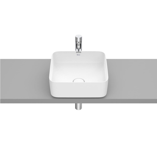 ROCA INSPIRA SQUARE umywalka nablatowa, biały mat
