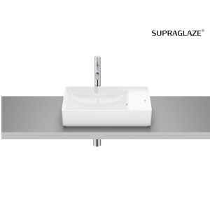 ROCA ONA umywalka nablatowa prostokątna 55 cm, supraglaze