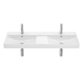 ROCA ONA umywalka ścienna podwójna 120 cm, biała