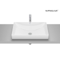 ROCA ONA umywalka wpuszczana w blat 60 cm, supraglaze