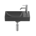 ROCA ONA umywalka ścienna 45 cm, czarny mat
