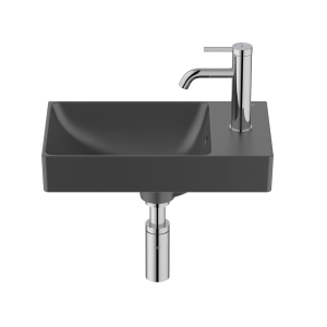 ROCA ONA umywalka ścienna 45 cm, czarny mat