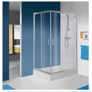SANPLAST KN/TX5b-80-90 kabina narożna prostokątna, szkło transparentne W0 600-271-0190-38-401