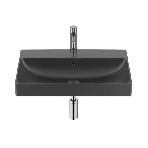 ROCA ONA umywalka ścienna 65 cm, czarny mat