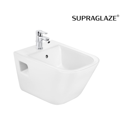 ROCA GAP SQUARE bidet podwieszany, supraglaze