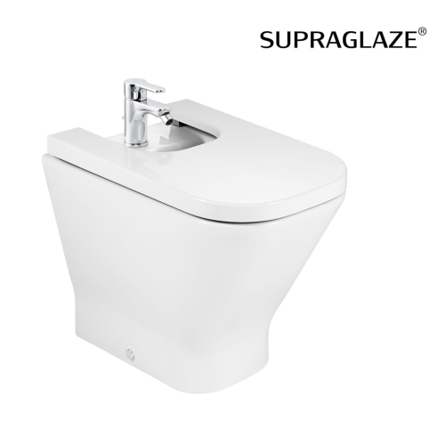 ROCA ONA SQUARE bidet stojący przyścienny, supraglaze
