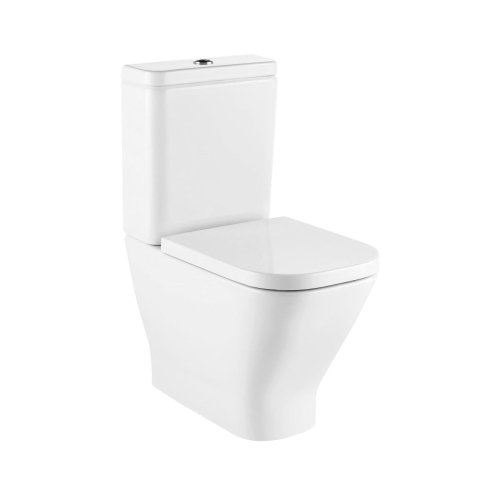 ROCA GAP SQUARE miska WC do kompaktu przyścienna, biała