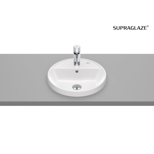 ROCA GAP ROUND umywalka wpuszczana w blat okrągła 40 cm, supraglaze