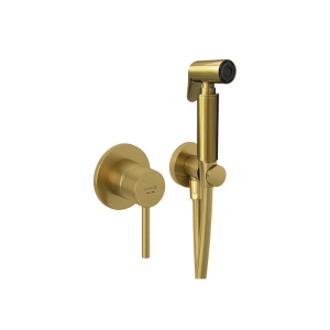 KLUDI BOZZ bateria bidetowa podtynkowa, złoty szczotkowany