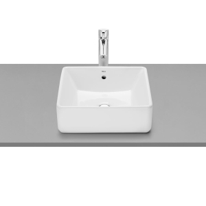 ROCA GAP umywalka nablatowa prostkątna 39 cm, biała 