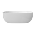DEANTE Wanna ALPINIA 1600x750x580 akrylowa wolnostojąca owalna - 160cm kolor biały