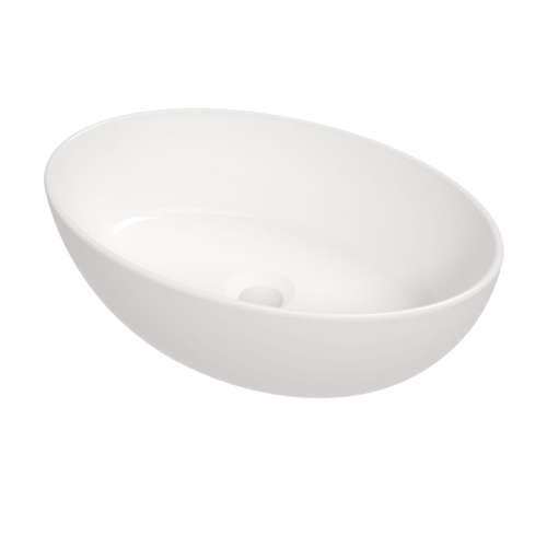 DEANTE Umywalka ALPINIA ceramiczna nablatowa 310x455x140 kolor biały