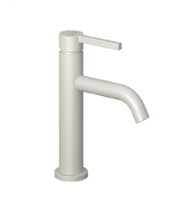 KLUDI NOVA FONTE bateria umywalkowa stojąca, jasny szary mat