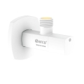 ARCO zawór kątowy 1/2"x1/2", biały