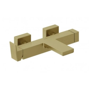 KLUDI DECUS bateria wannowo-natryskowa naścienna, złoty szczotkowany