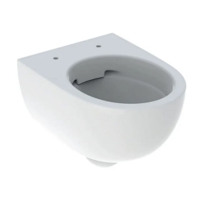 GEBERIT Miska wisząca WC,SELNOVA COMPACT PREMIUM lejowa  , B35.5cm, H33cm, T49cm, krótka, ukryte mocowania, Rimfree