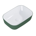 ELITA RENI BICOLOR umywalka nablatowa 46 cm, forest green mat