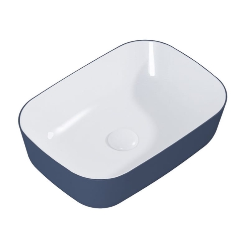 ELITA RENI BICOLOR umywalka nablatowa 46 cm, navy blue mat