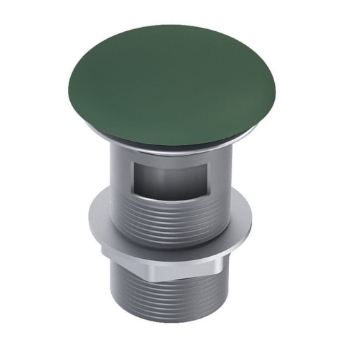 ELITA korek umywalkowy klik-klak z przelewem, forest green