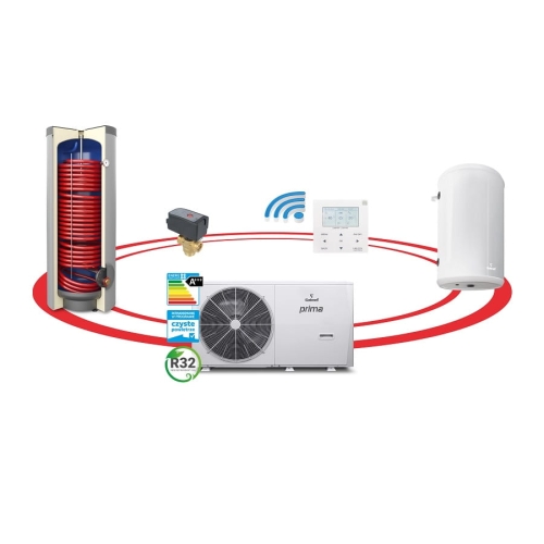 GALMET PRIMA 12GT pompa ciepła, zestaw