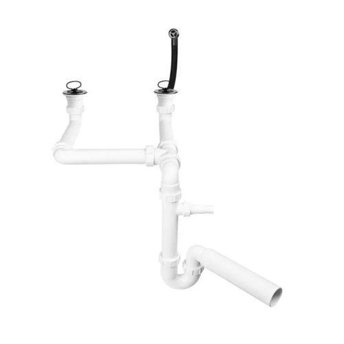 MCALPINE Syfon zlewozmywakowy dwukomorow