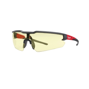MILWAUKEE okulary ochronne odporne na zarysowania, szkła żółte