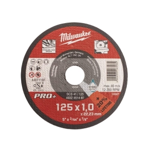 MILWAUKEE PRO+ tarcza cienka do cięcia metalu 1 mm